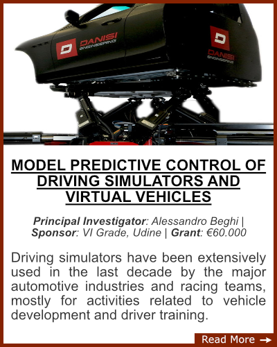 Model Predictive control of driving simulators and virtual vehicles